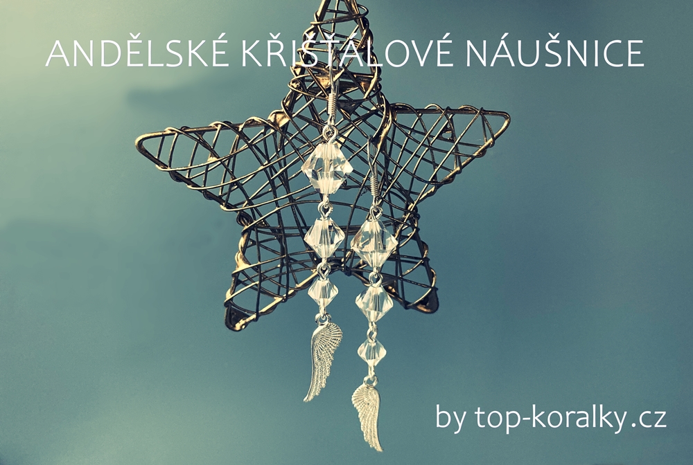 Návod na křišťálové náušnice z korálků Swarovski